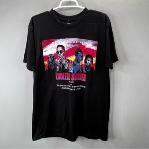 Endless Summer Tour T Shirt G-Eazy Lil Uzi Vert L Black Crewneck Cities 2018